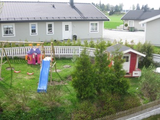 En oversikt over lekeplassen.